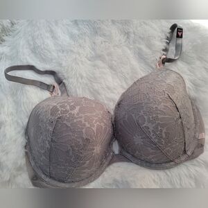 VICTORIA'S SECRET - Elegant Lace Gray Bra